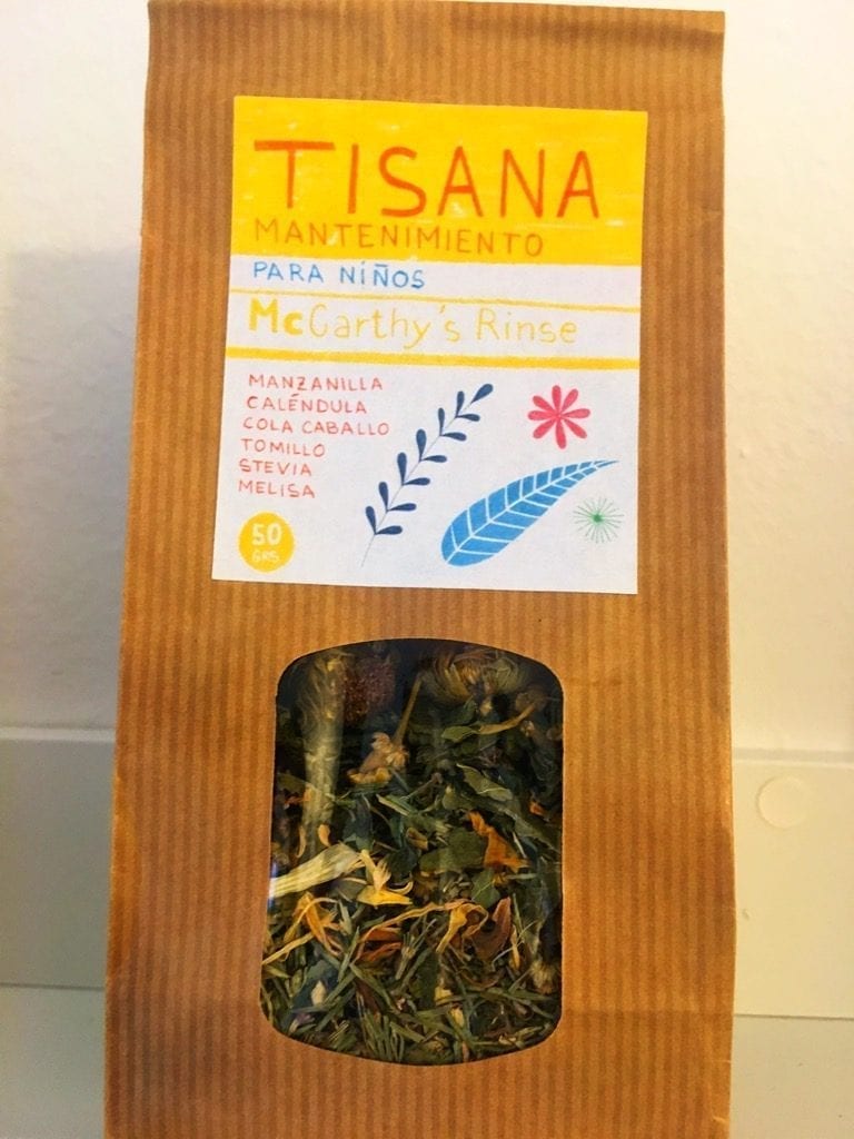 McCarthy's Rinse Tisana for kids